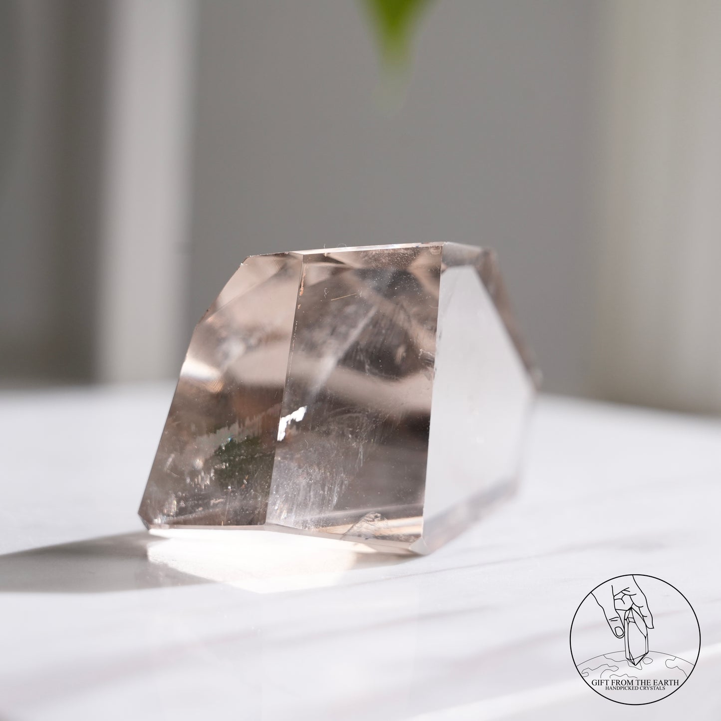 Smoky quartz freeform