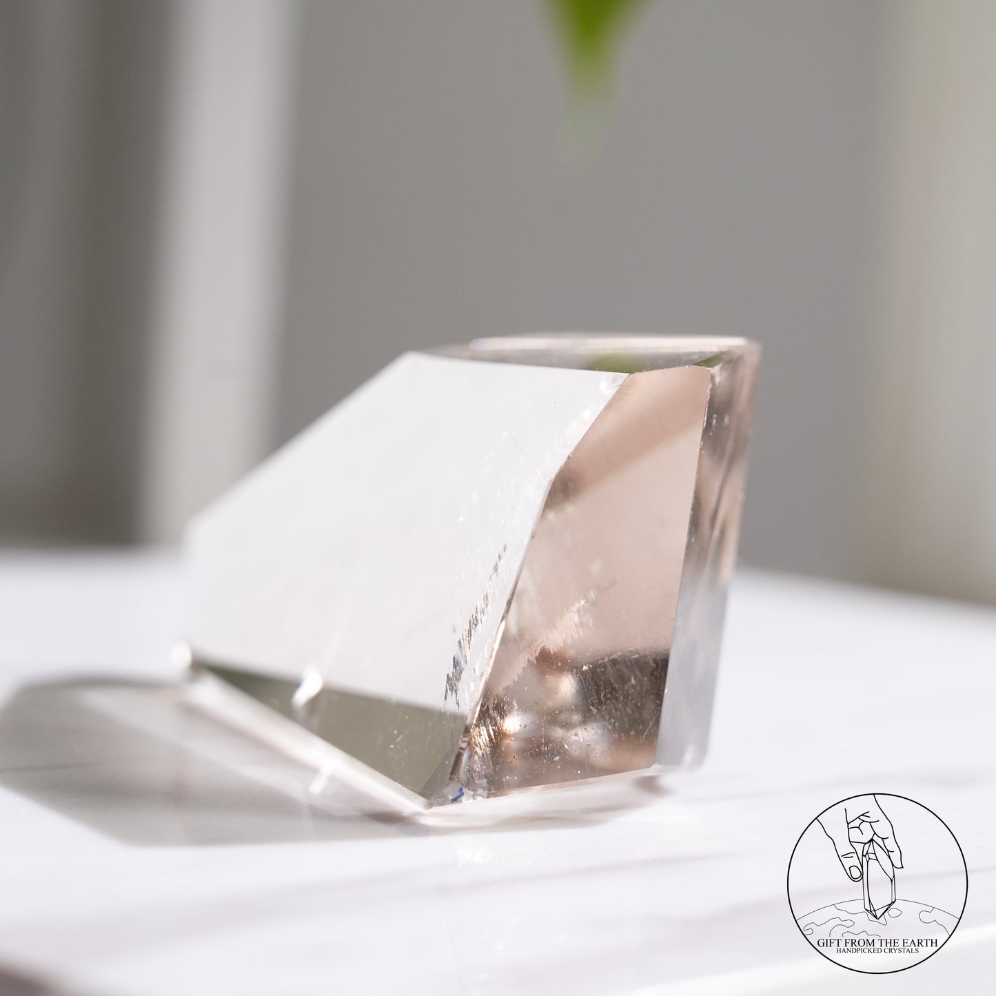 Smoky quartz freeform