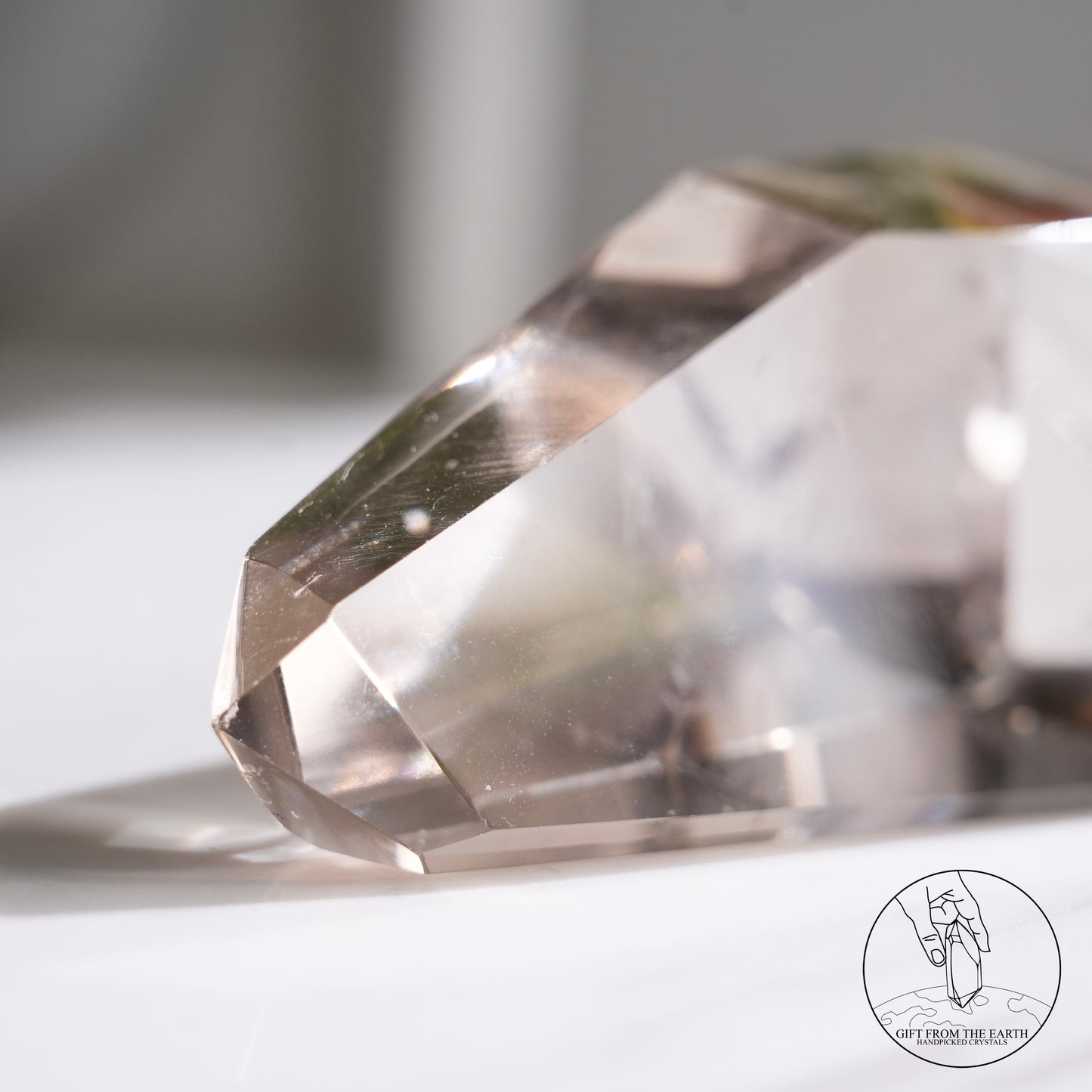 Smoky quartz freeform