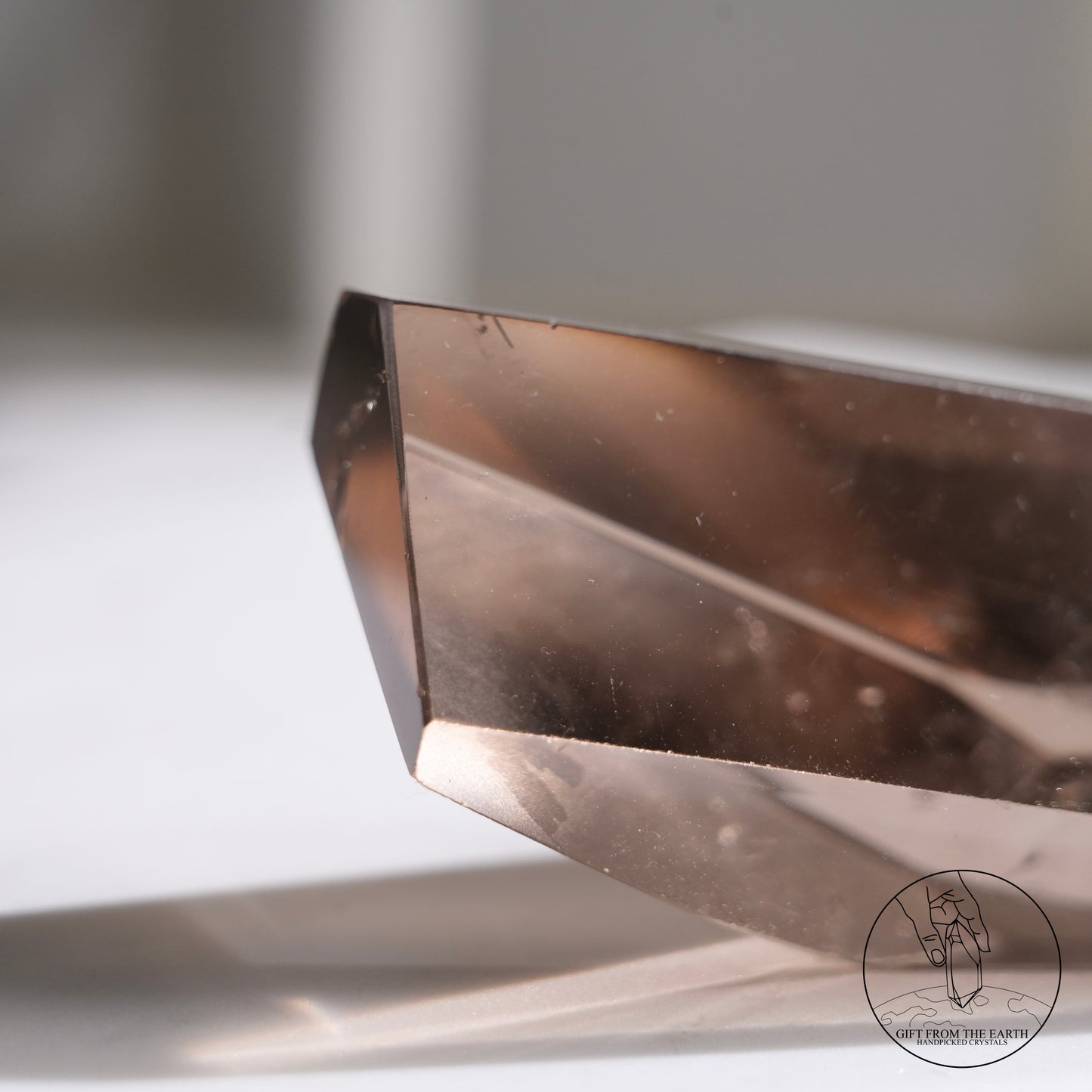 Smoky quartz freeform