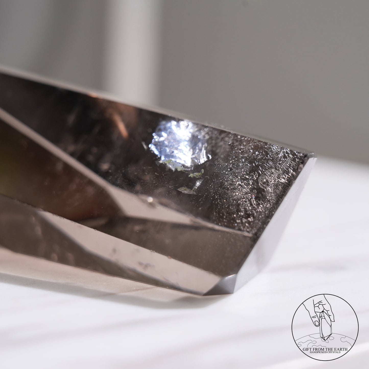 Smoky quartz freeform