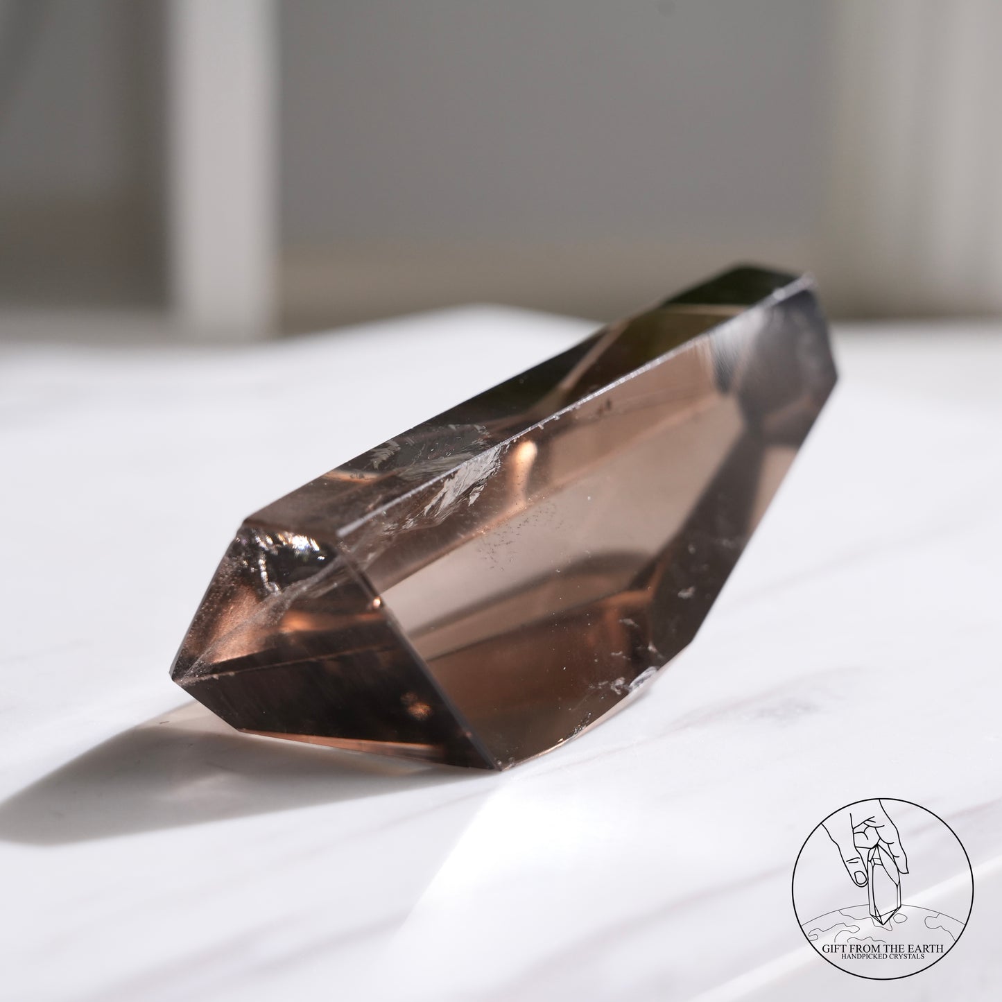 Smoky quartz freeform