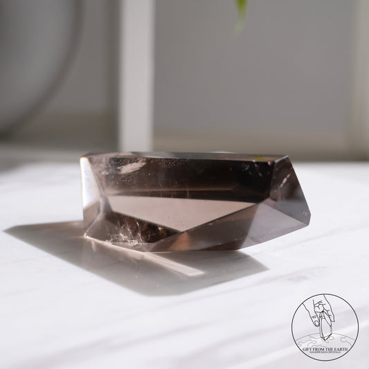 Smoky quartz freeform