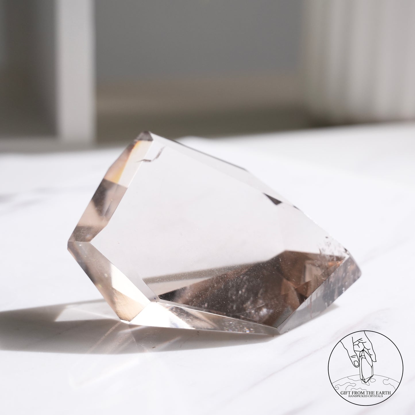 Smoky quartz freeform