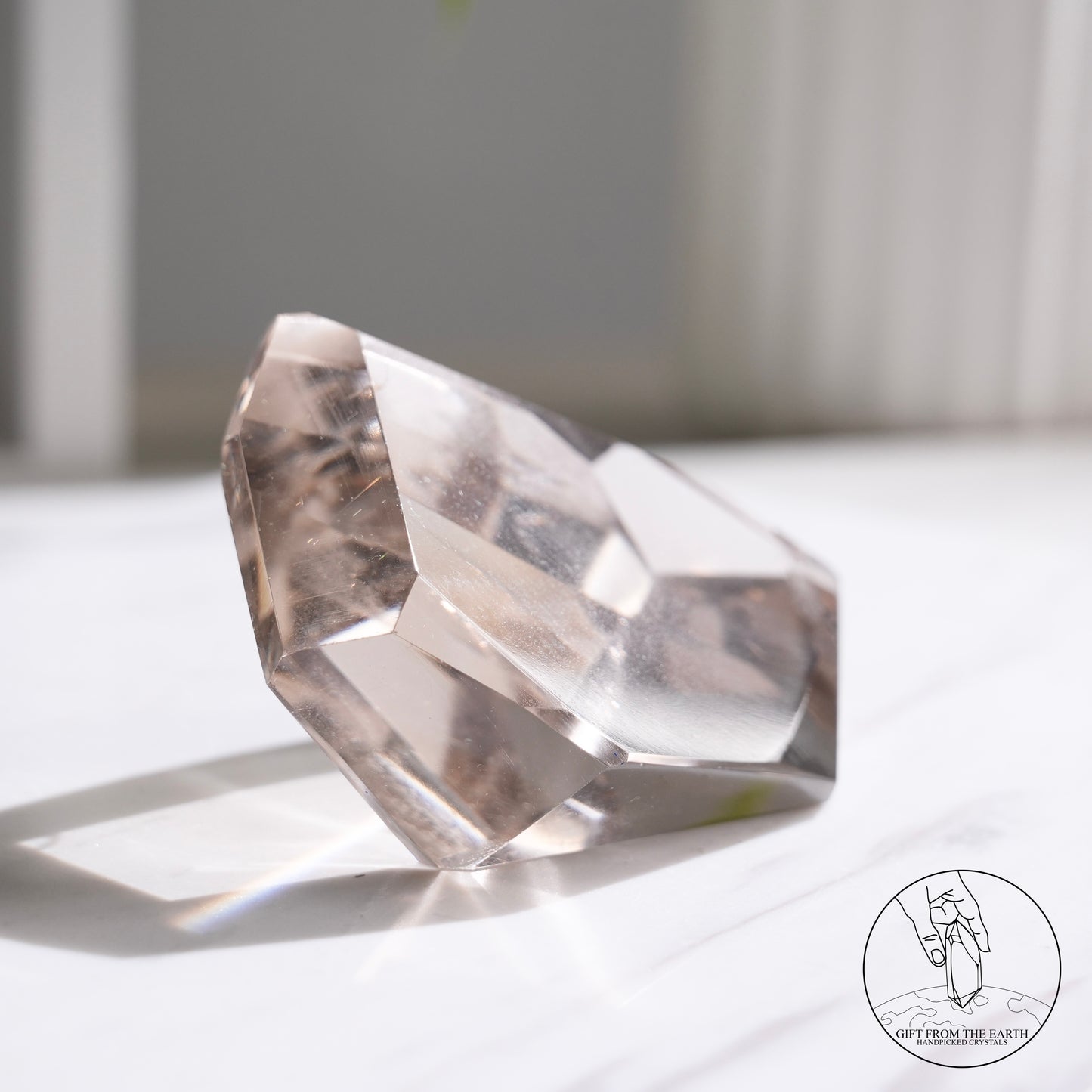 Smoky quartz freeform