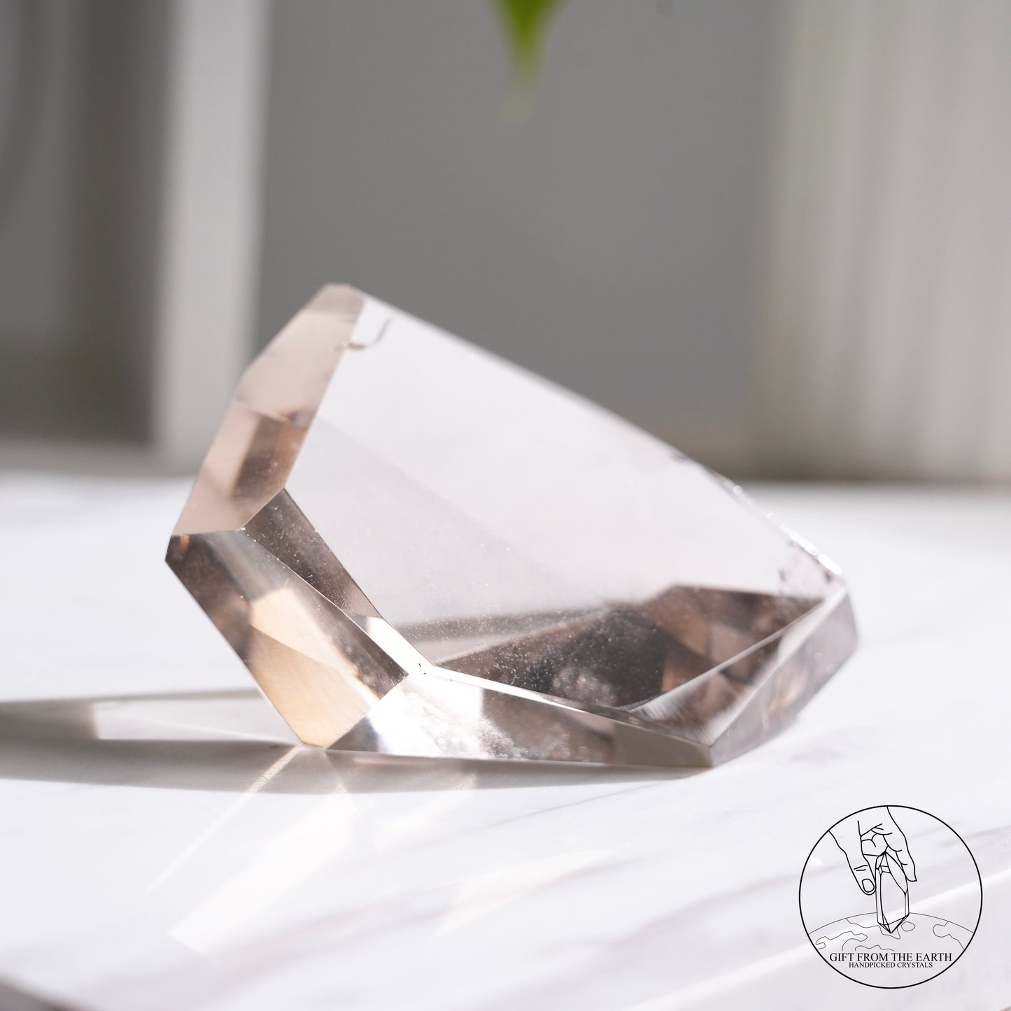 Smoky quartz freeform