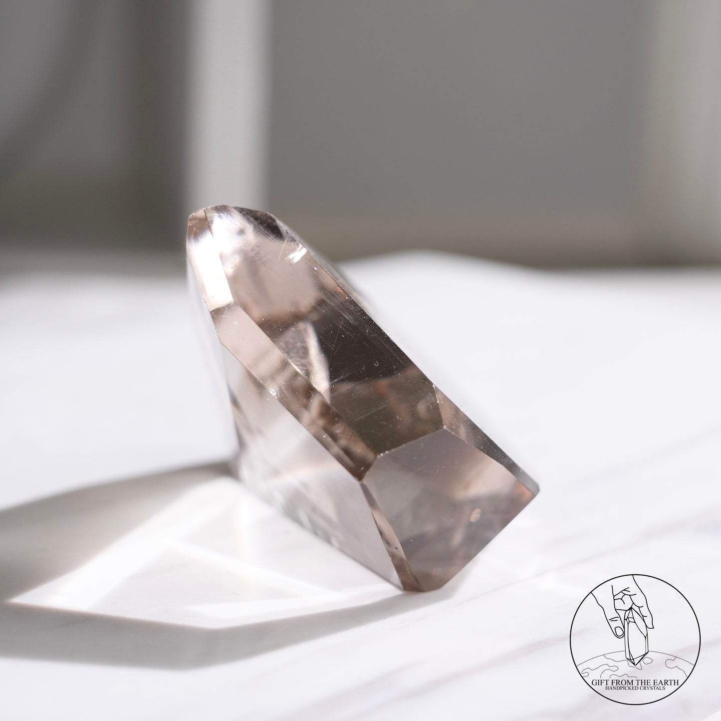 Smoky quartz freeform