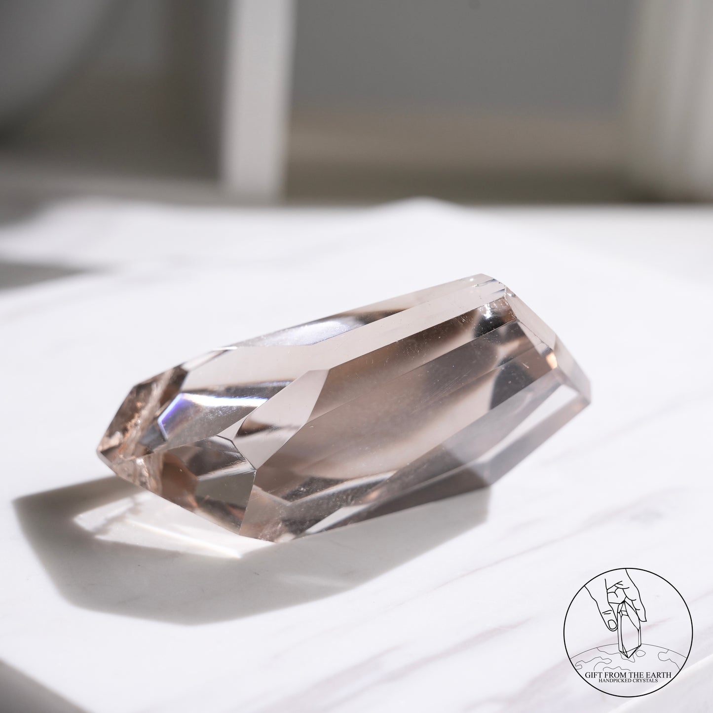 Smoky quartz freeform