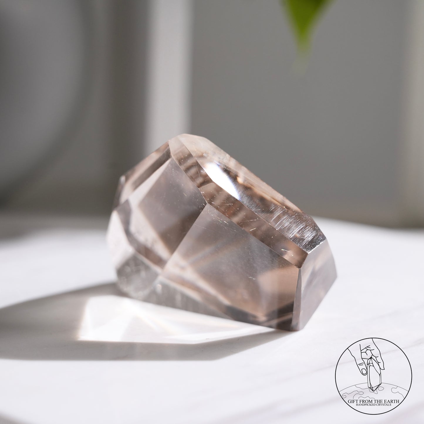 Smoky quartz freeform