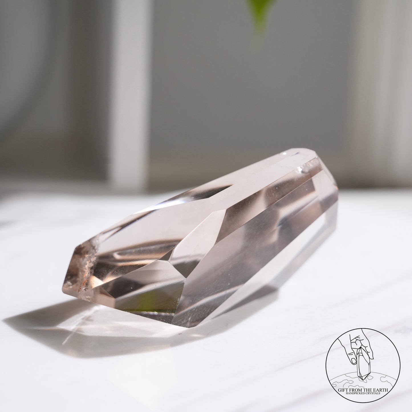 Smoky quartz freeform