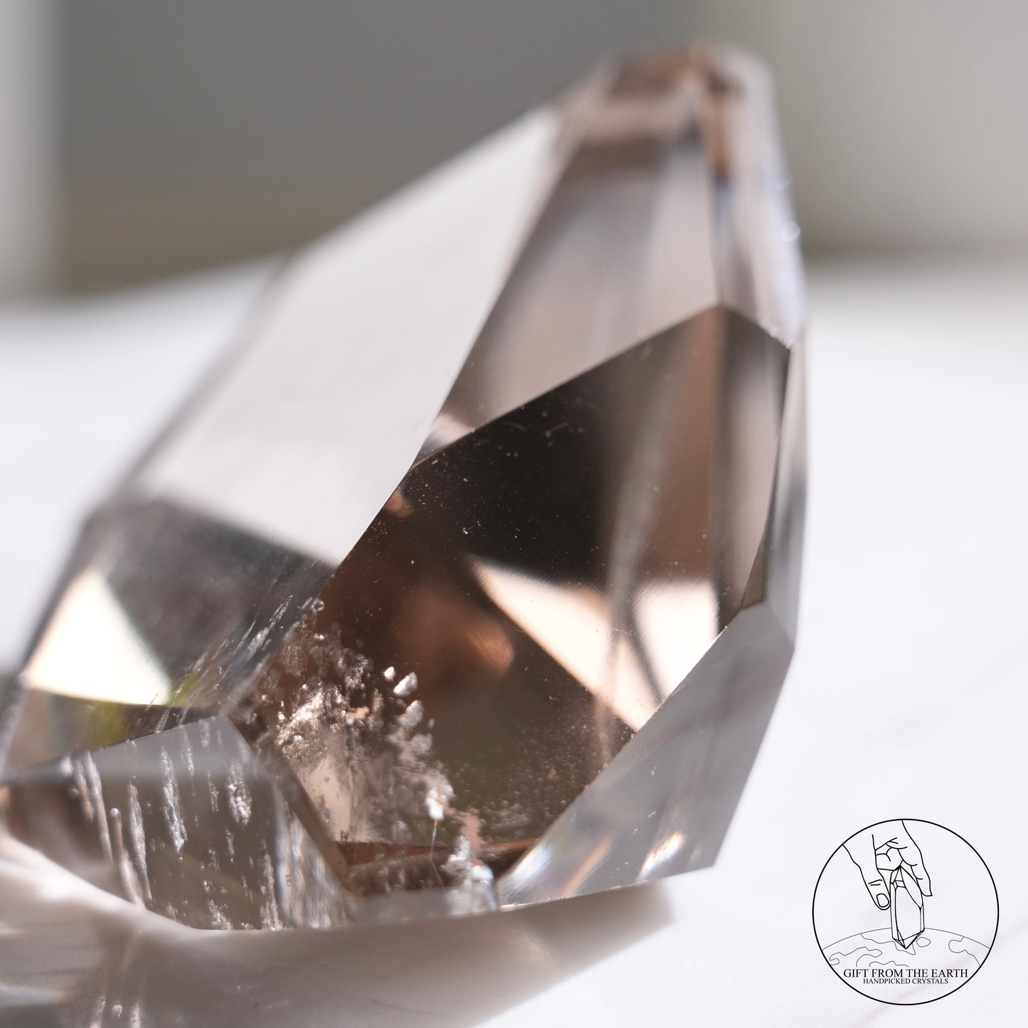 Smoky quartz freeform