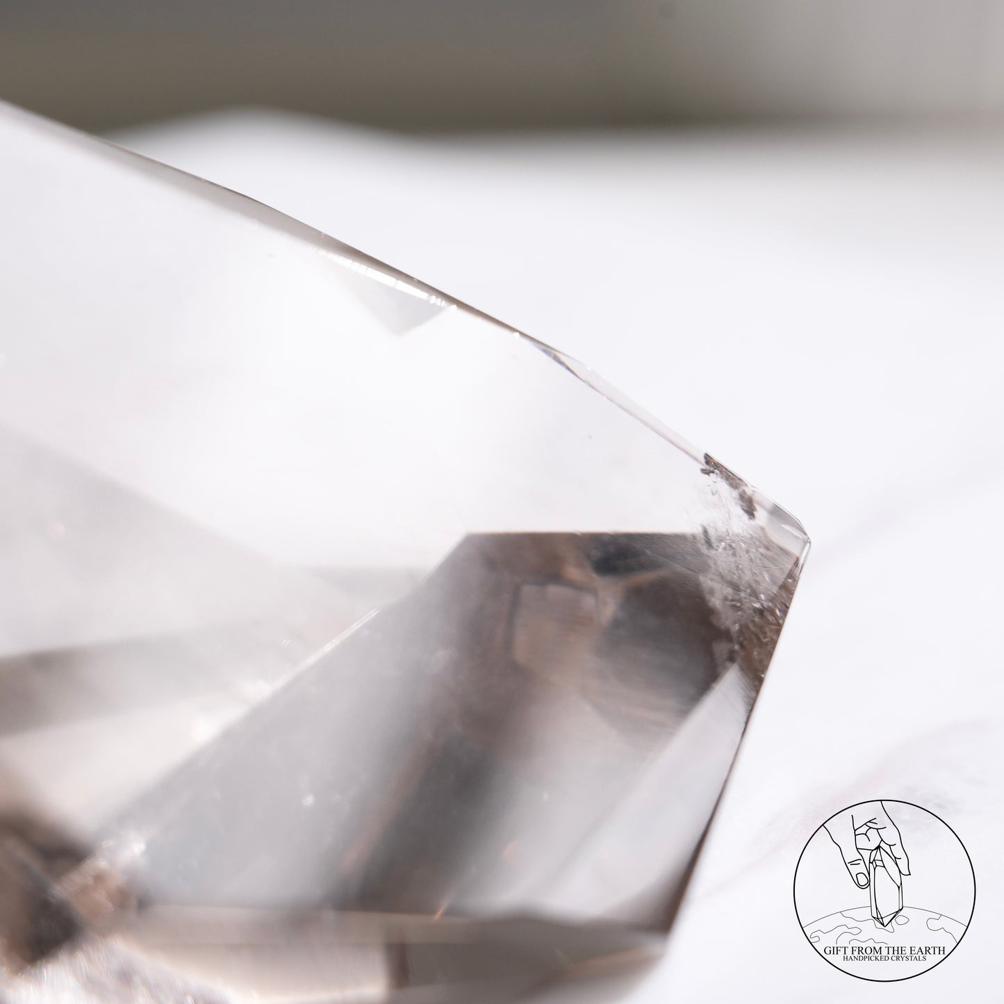 Smoky quartz freeform