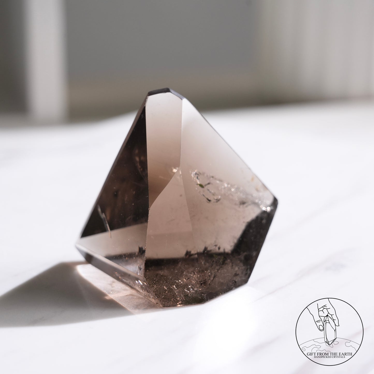 Smoky quartz freeform