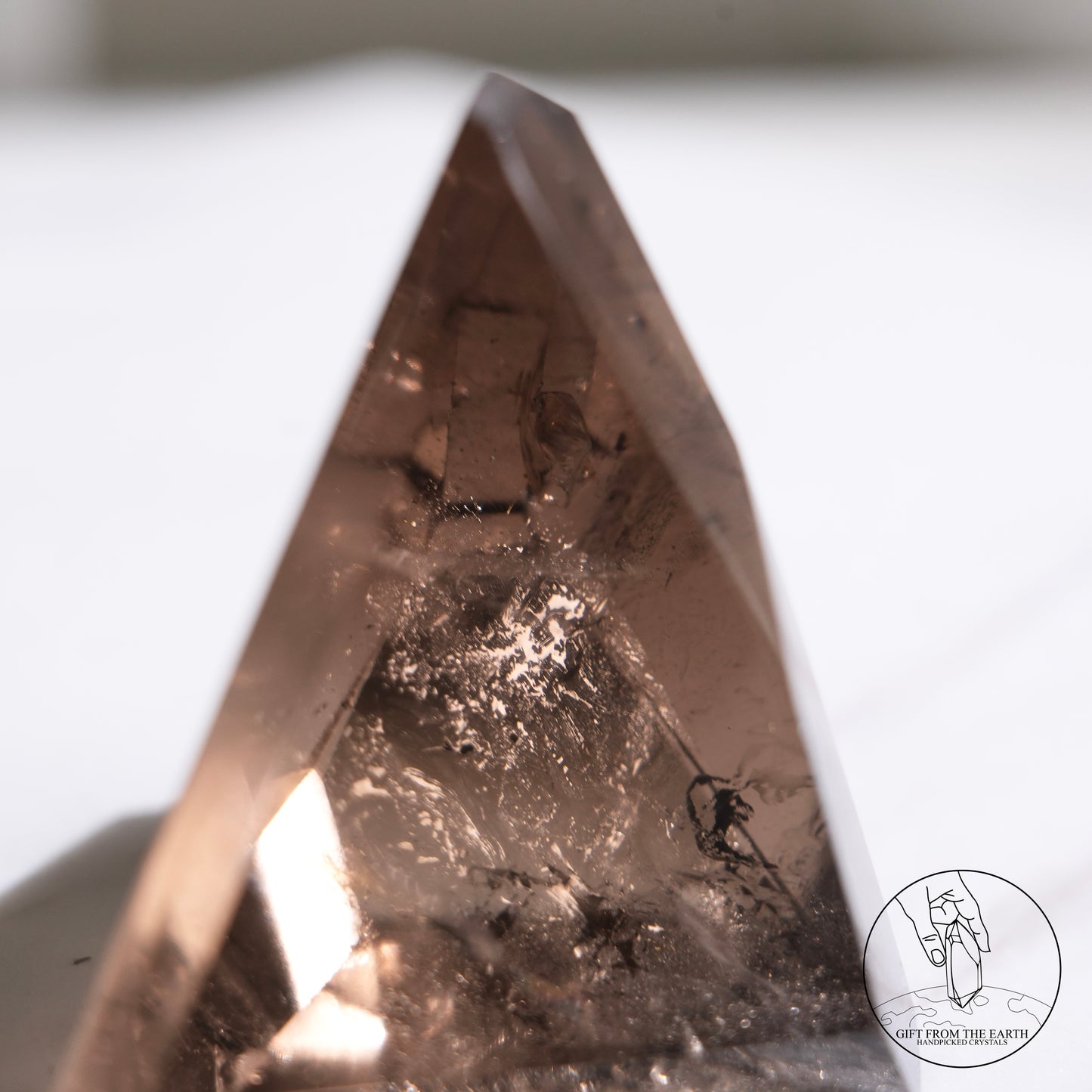 Smoky quartz freeform