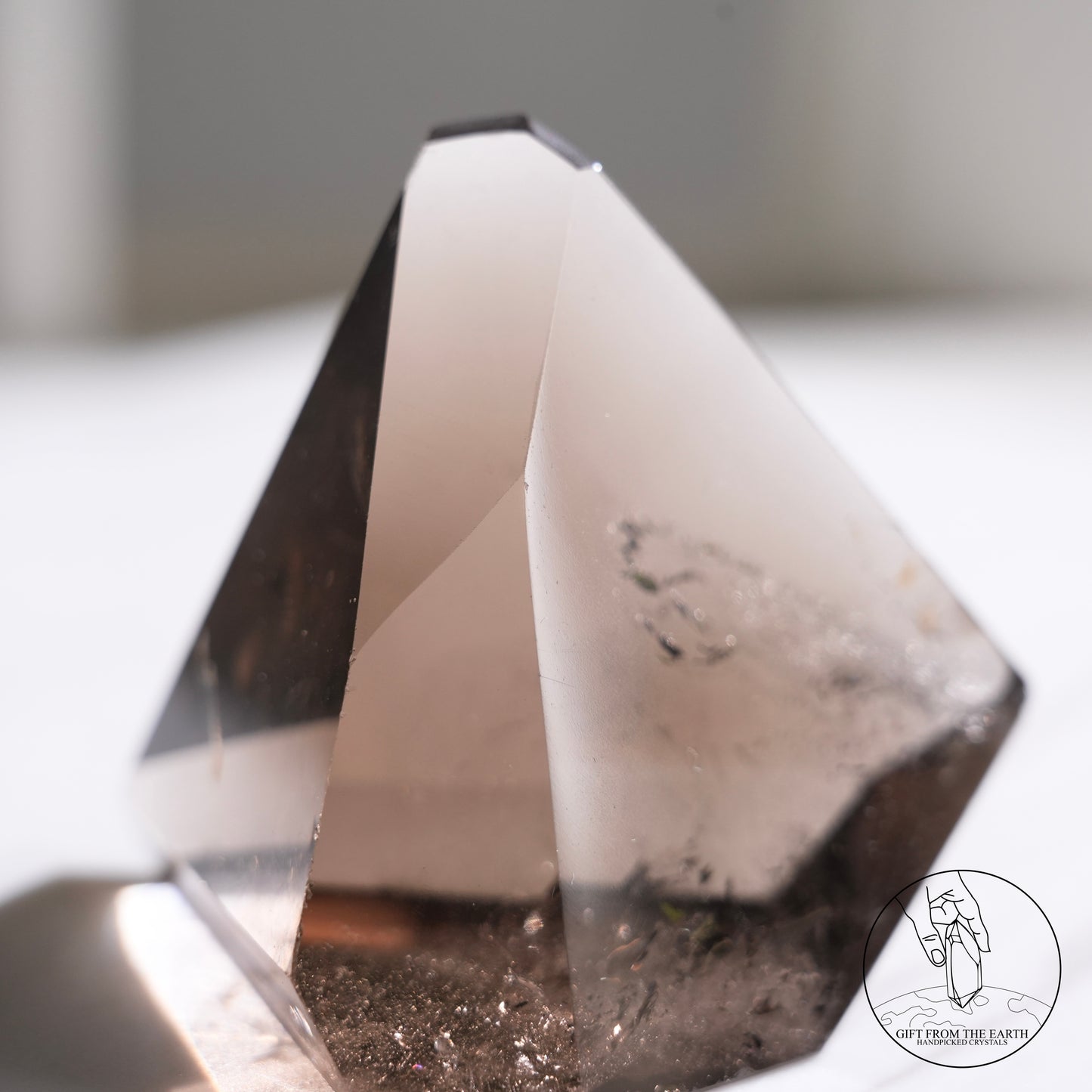 Smoky quartz freeform