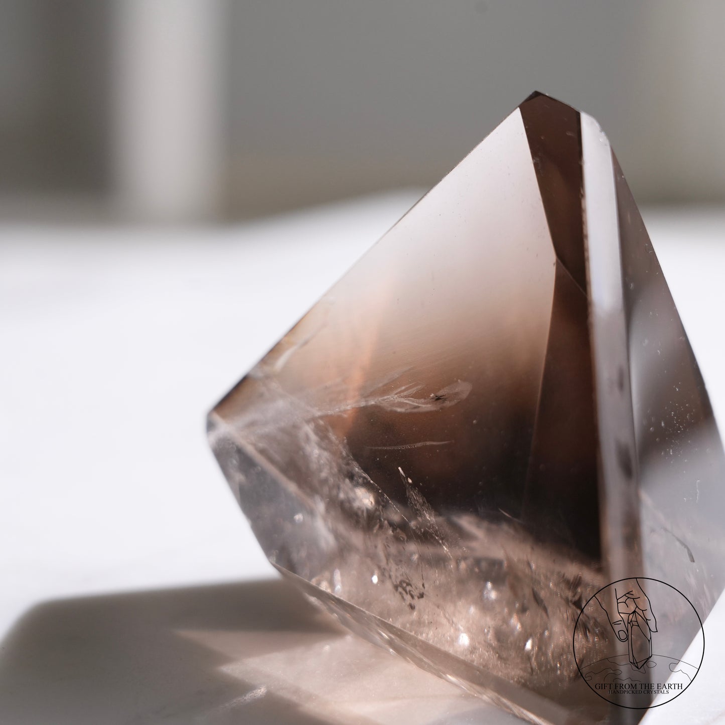 Smoky quartz freeform