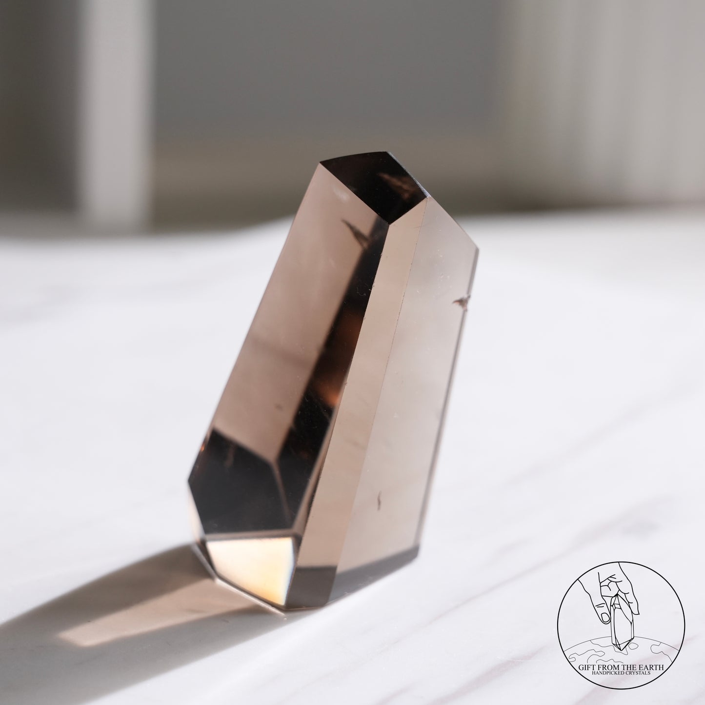 Smoky quartz freeform