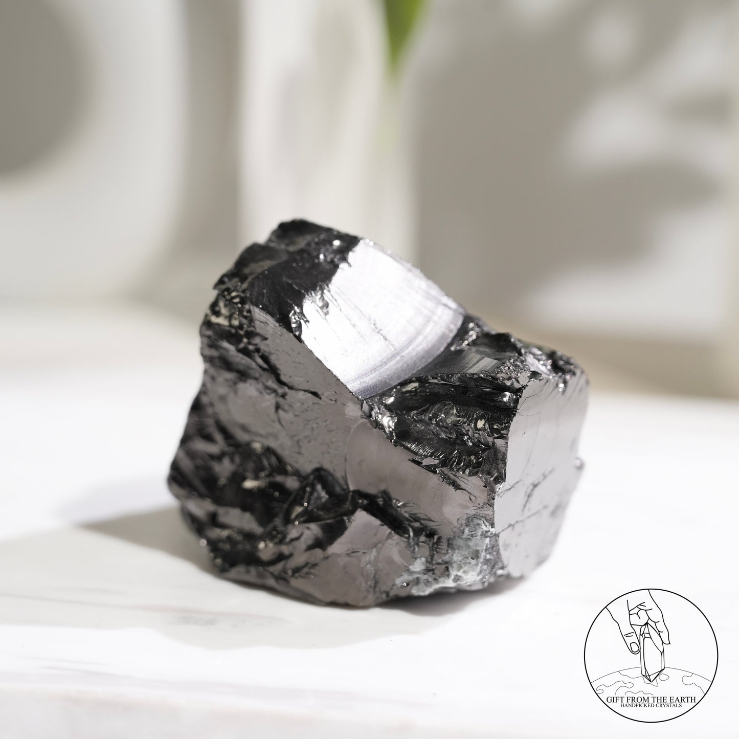 Colombian carbon-included quartz 