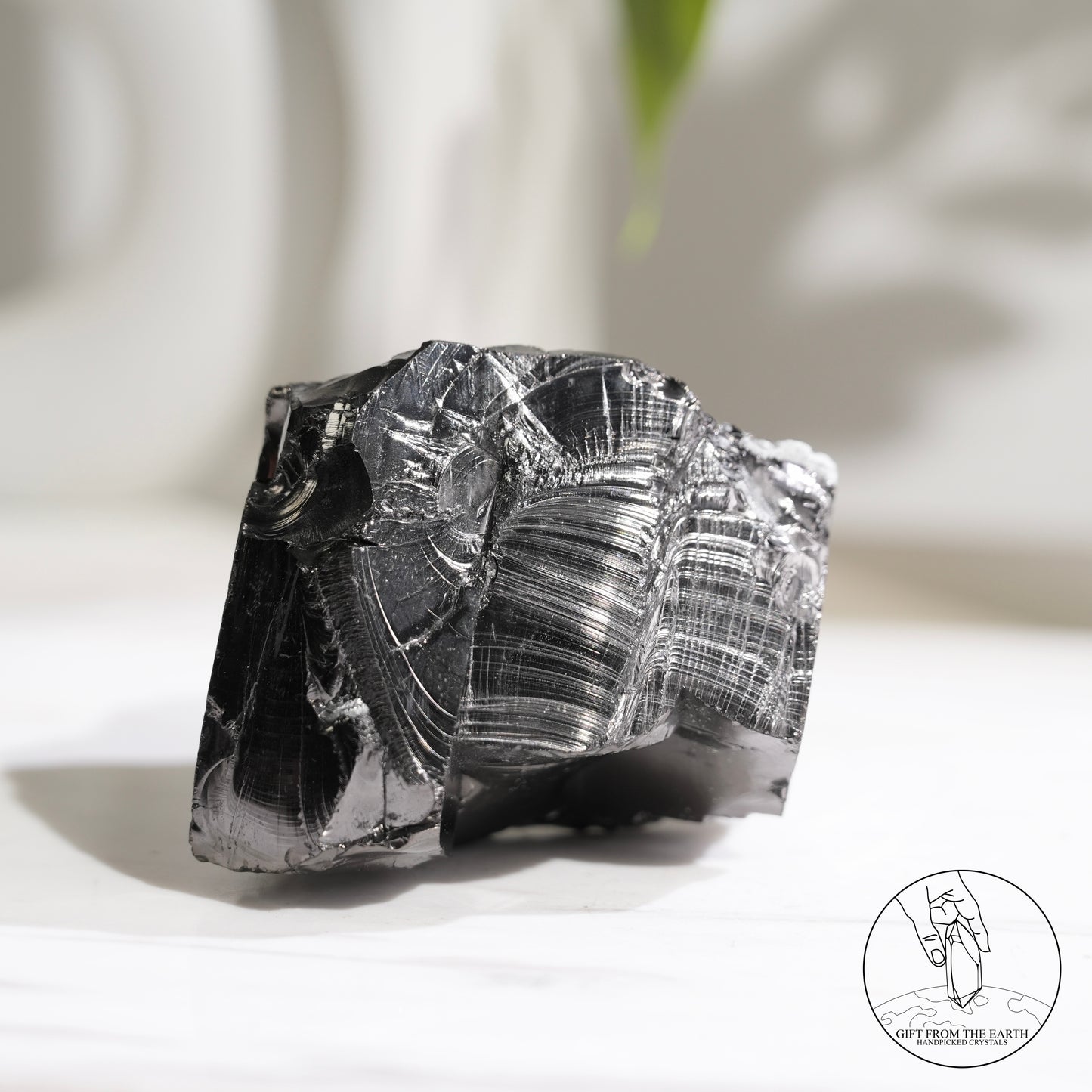 Colombian carbon-included quartz 