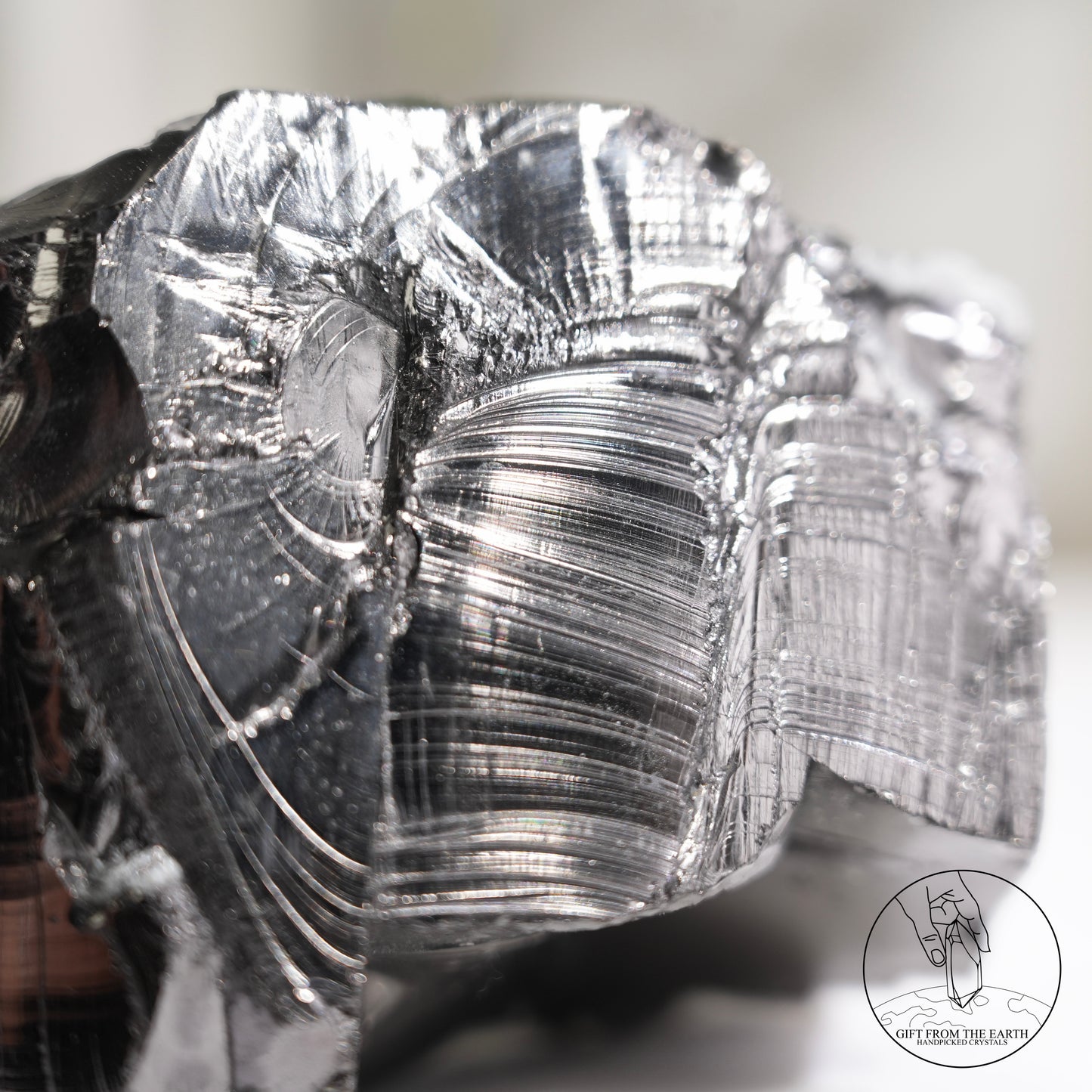 Colombian carbon-included quartz 