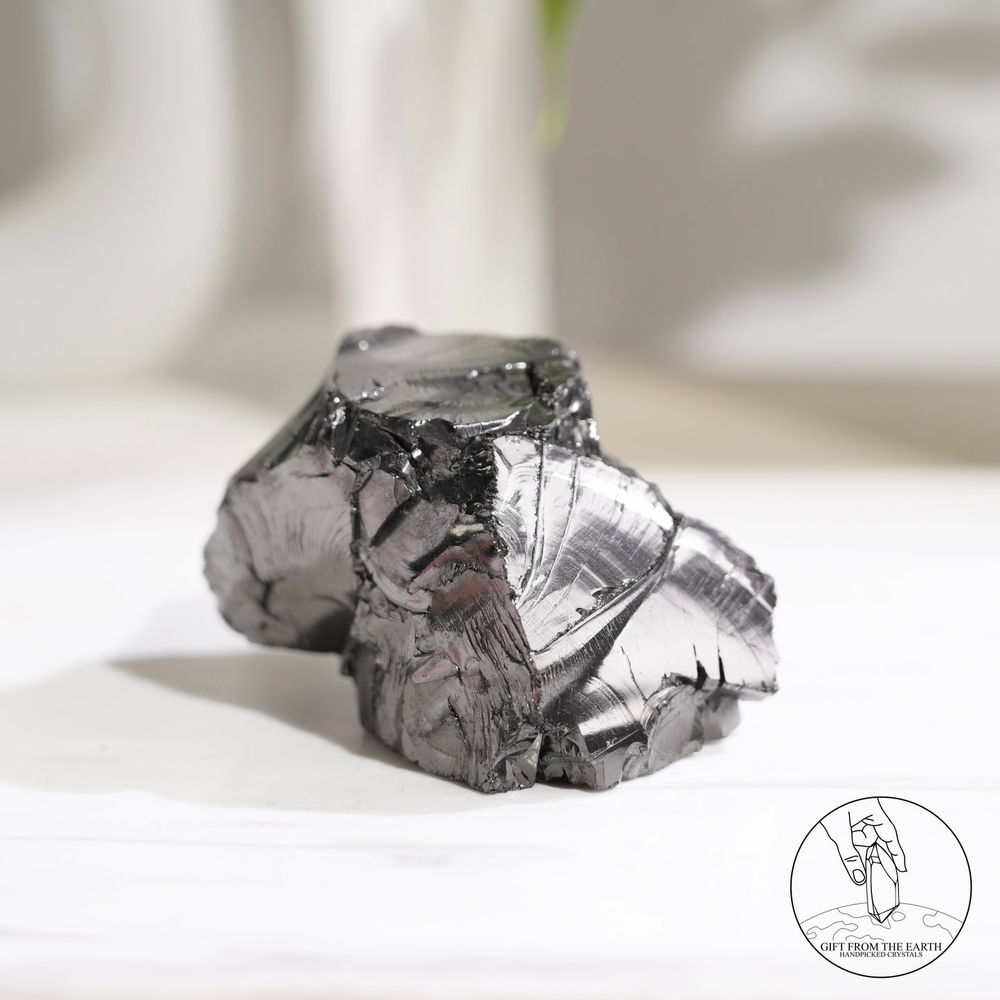 Colombian carbon-included quartz 