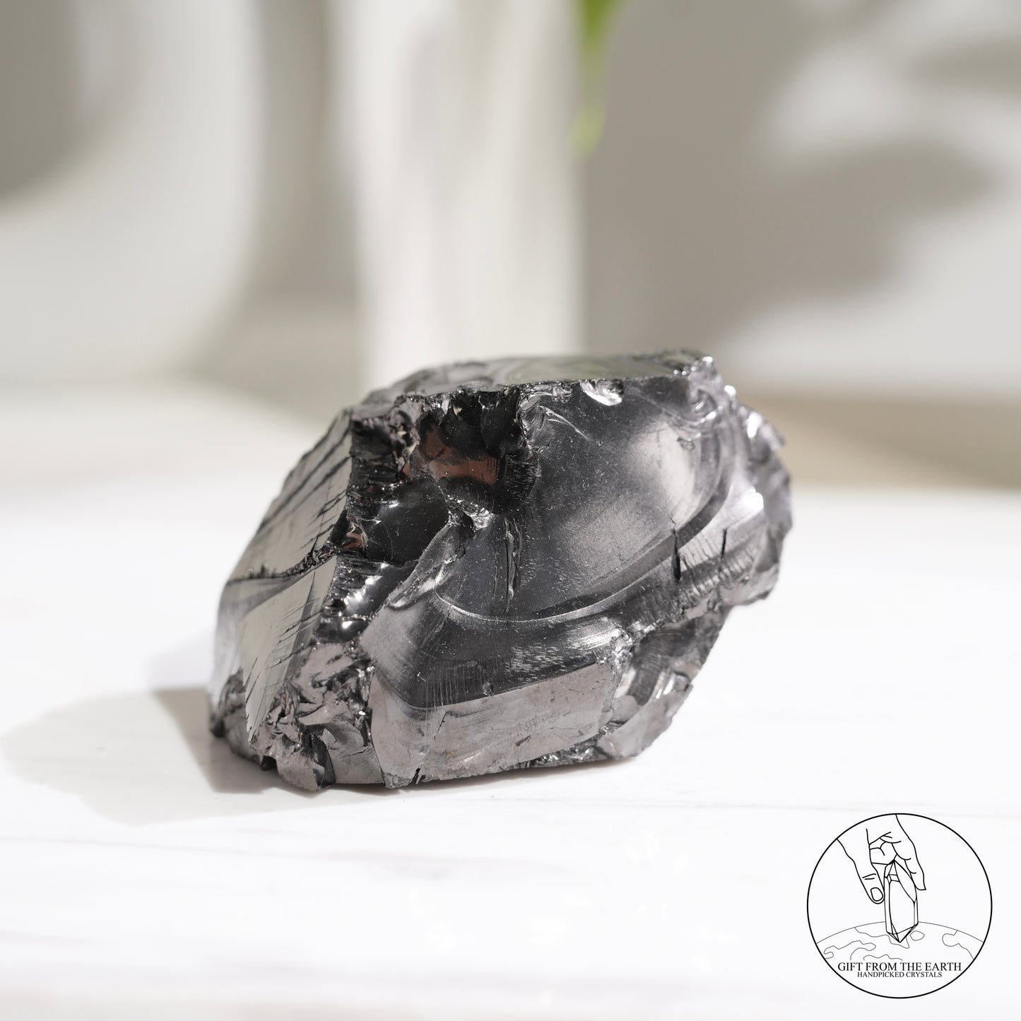 Colombian carbon-included quartz 