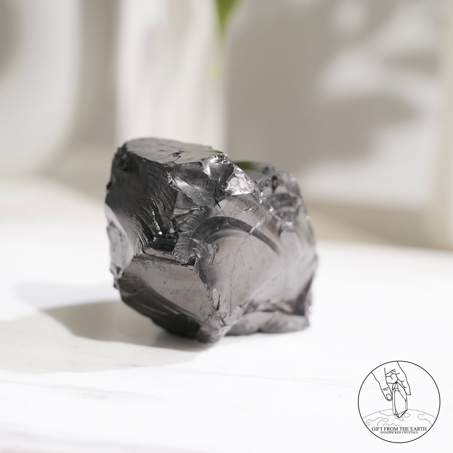 Colombian carbon-included quartz 