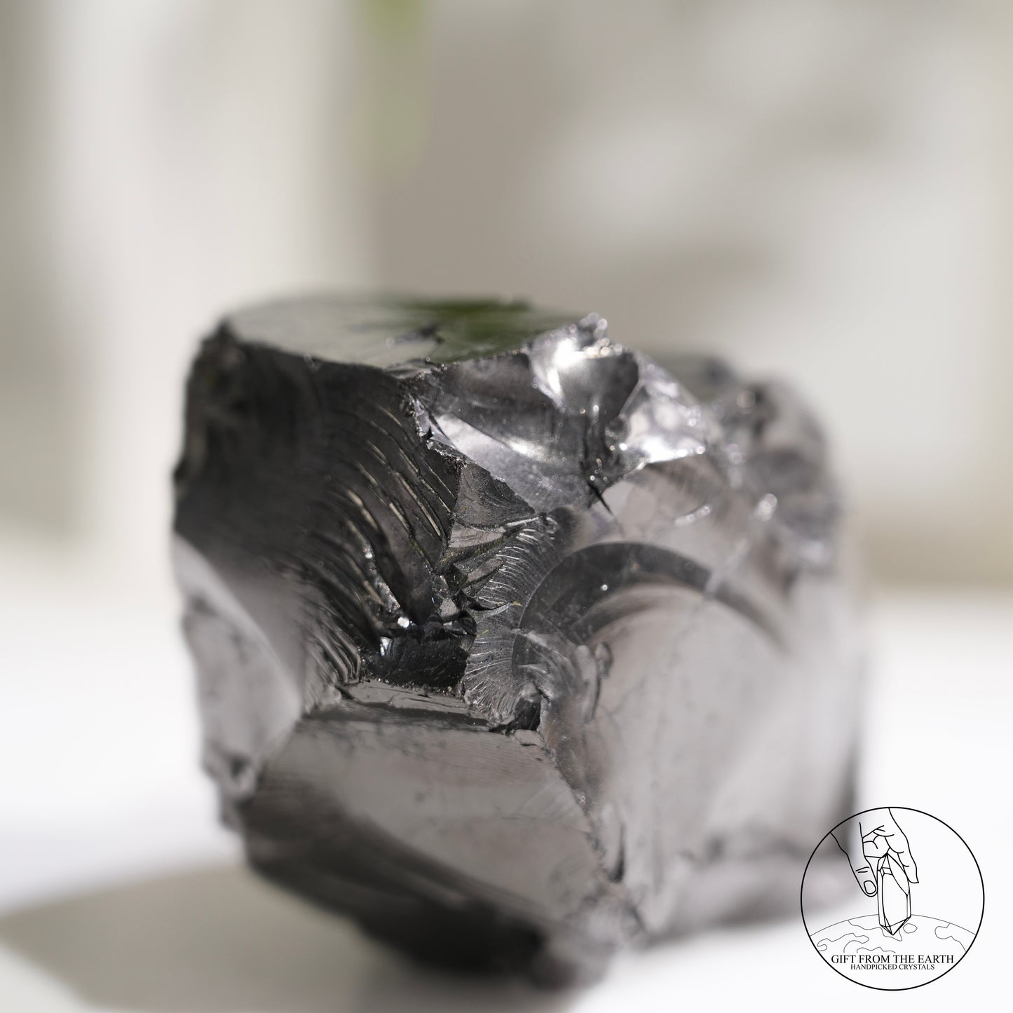 Colombian carbon-included quartz 