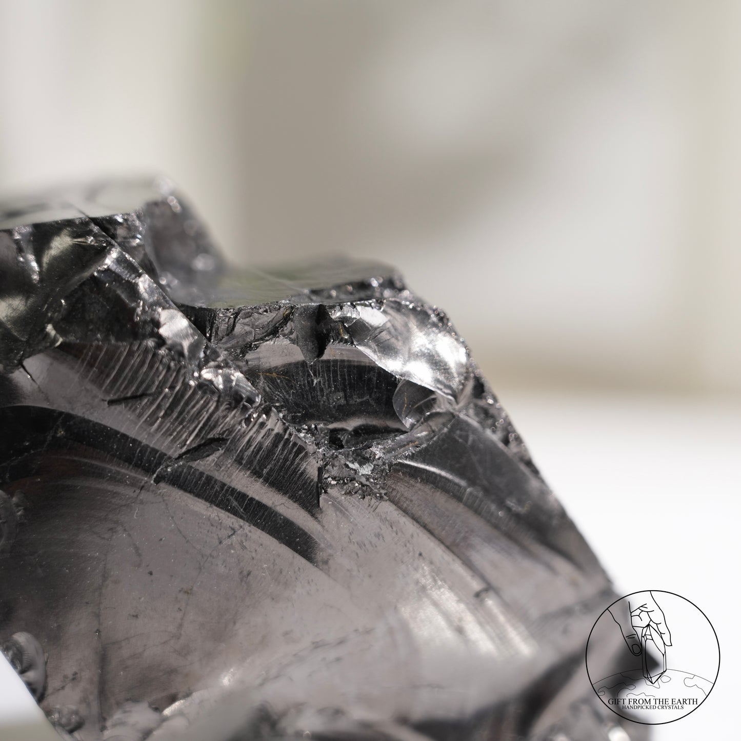 Colombian carbon-included quartz 