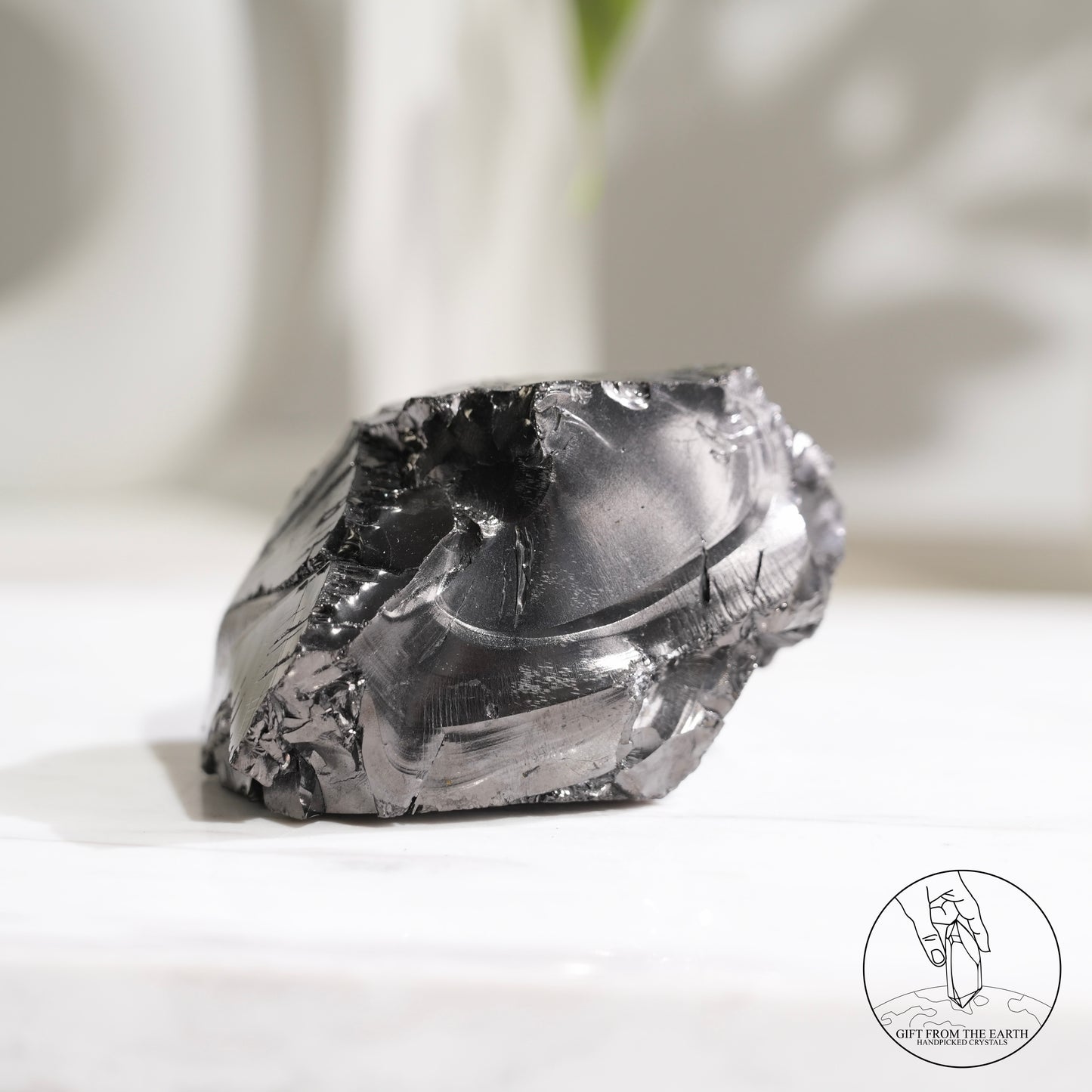 Colombian carbon-included quartz 