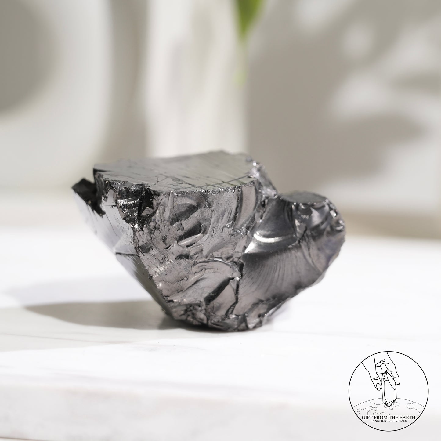 Colombian carbon-included quartz 