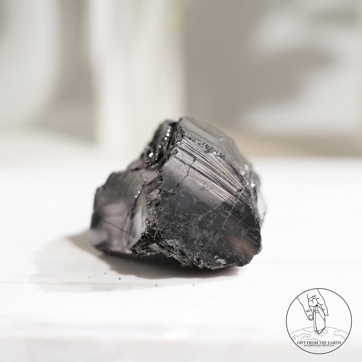 Colombian carbon-included quartz 