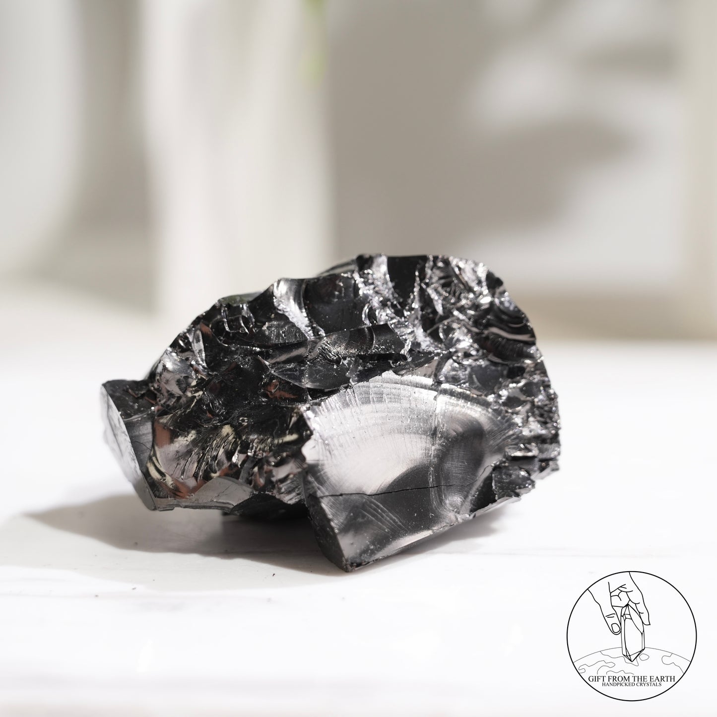 Colombian carbon-included quartz 