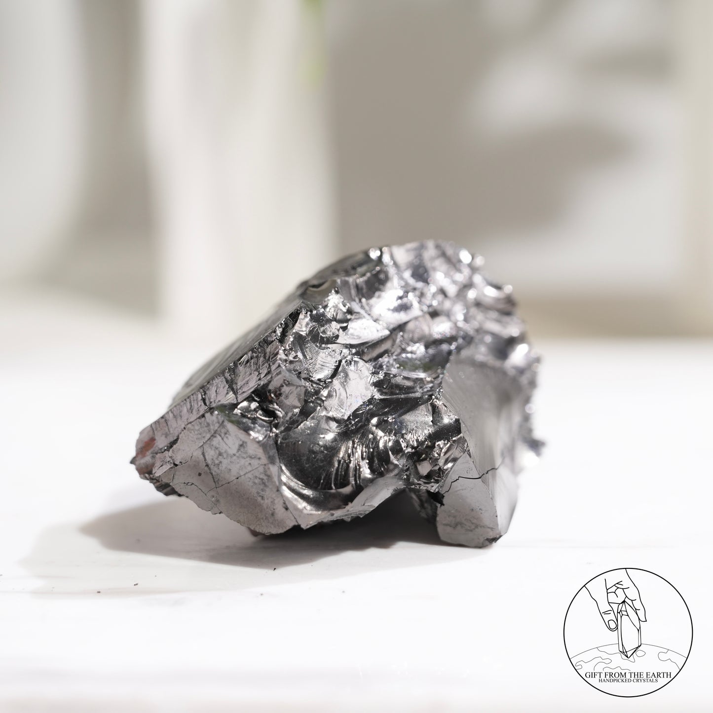 Colombian carbon-included quartz 