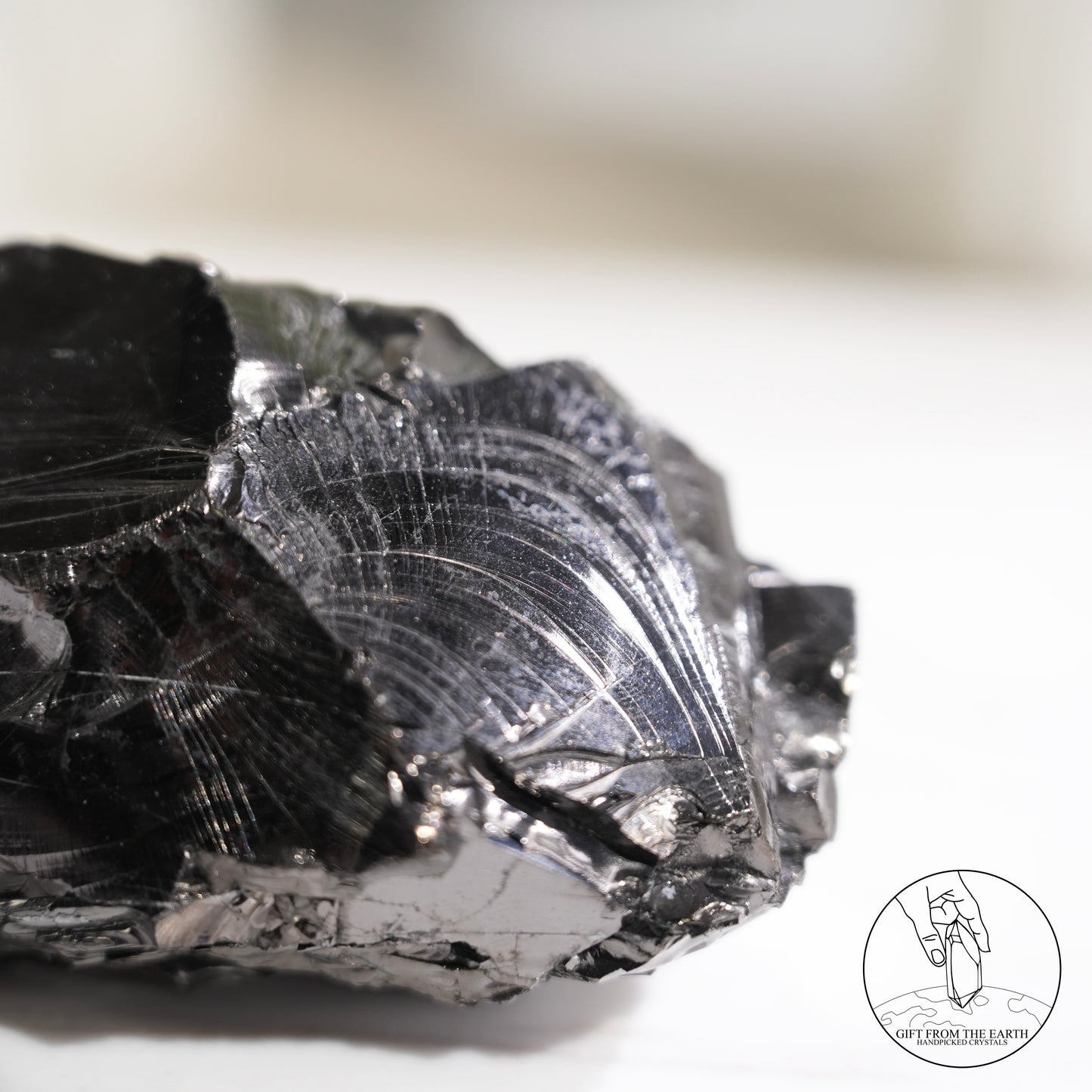 Colombian carbon-included quartz 