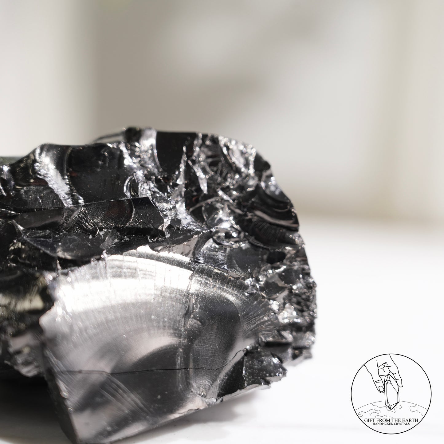 Colombian carbon-included quartz 