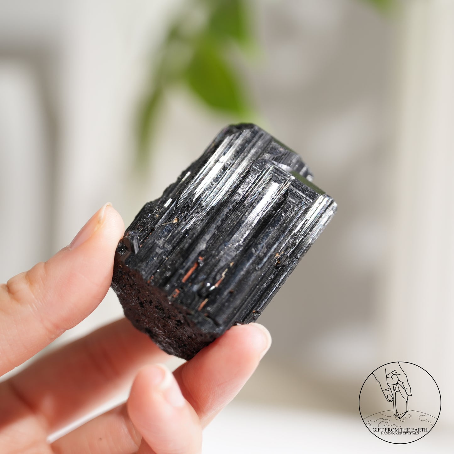 莫桑比克亮面黑碧璽原石