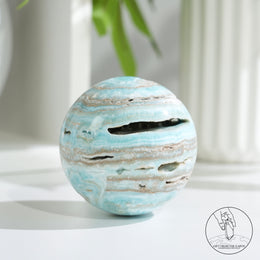 Hemimorphite Sphere