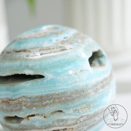 Hemimorphite Sphere
