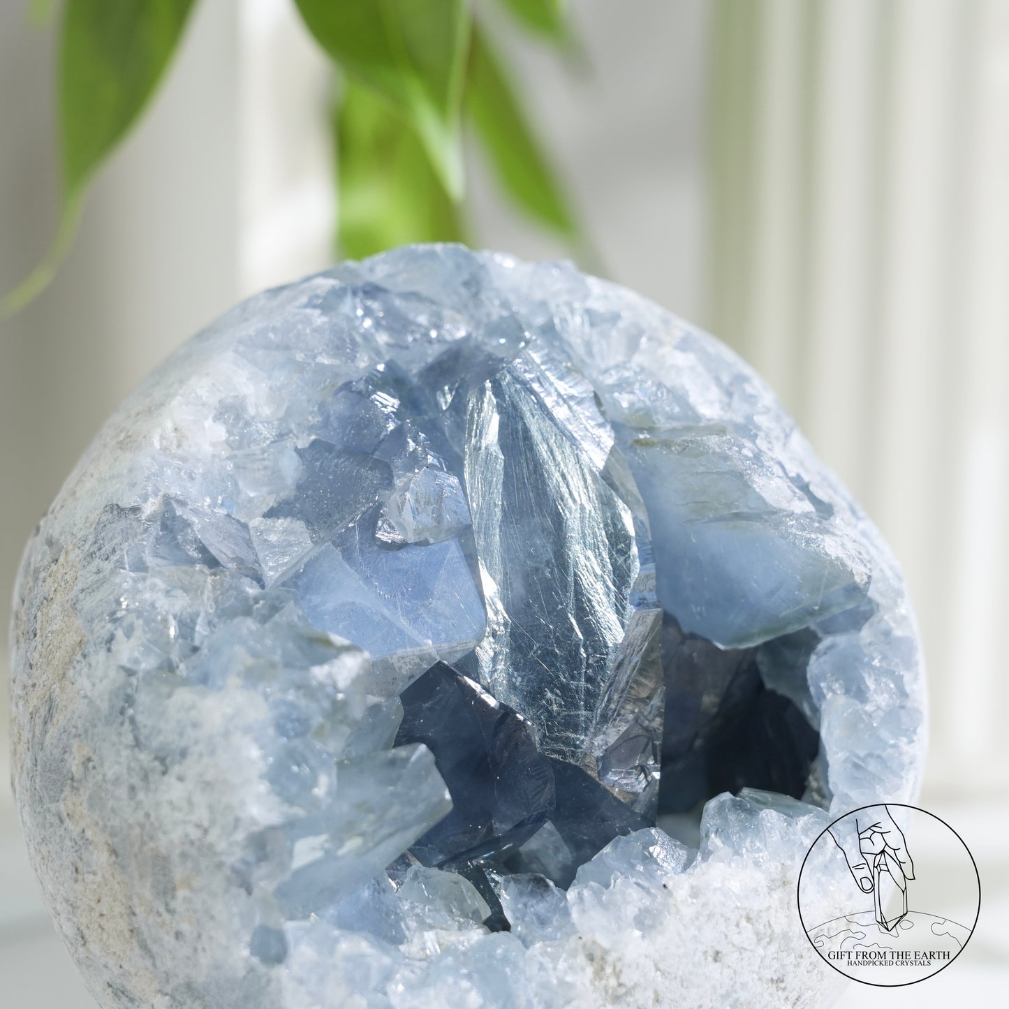 Egg-shaped celestite
