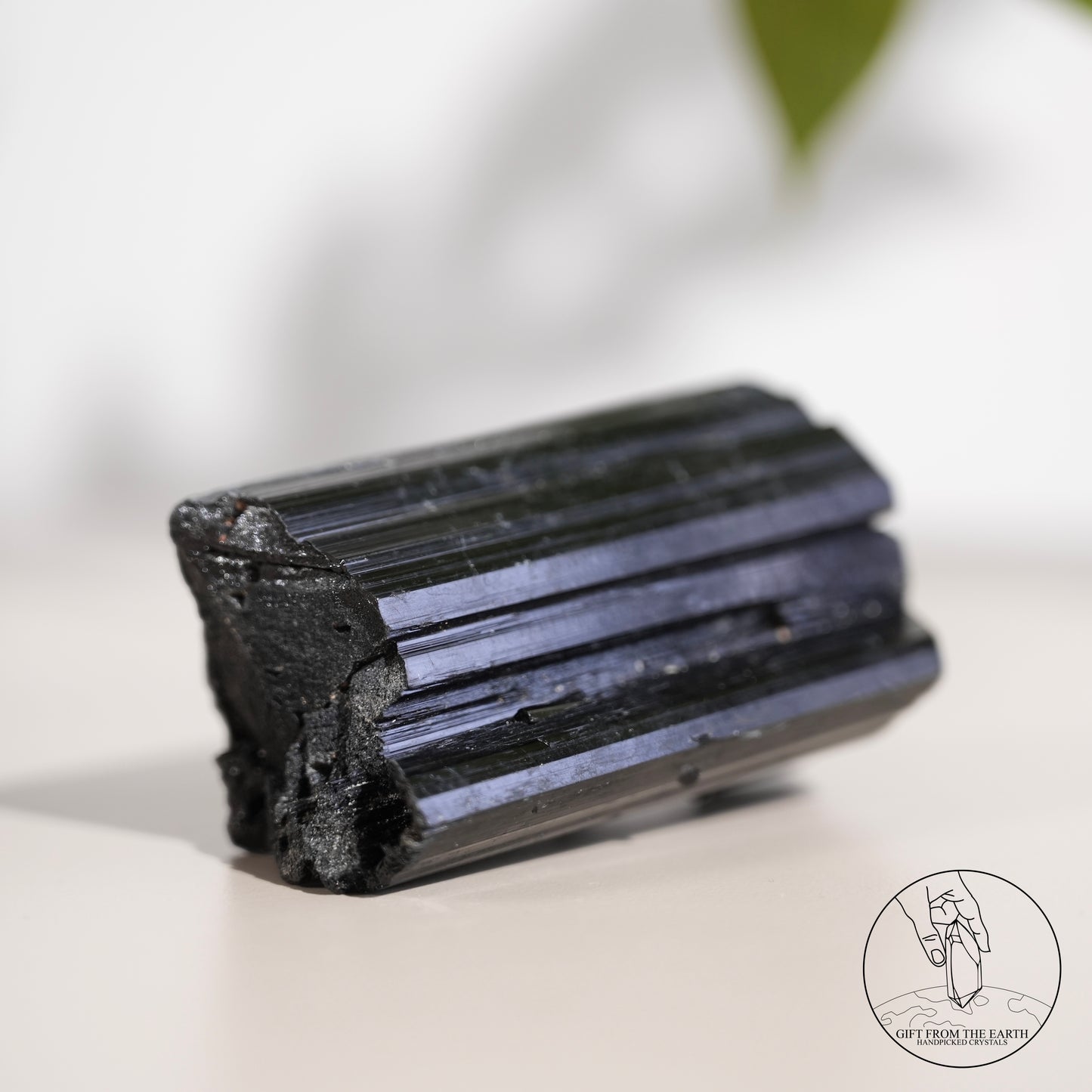 Mozambique lustrous black tourmaline 