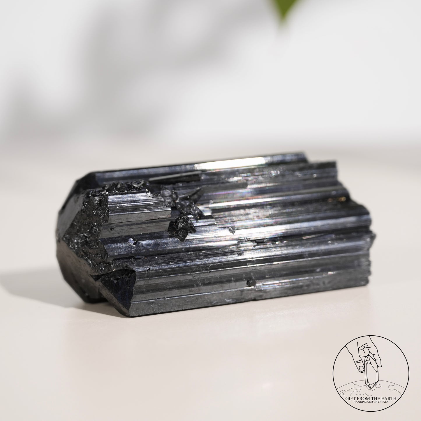 Mozambique lustrous black tourmaline 