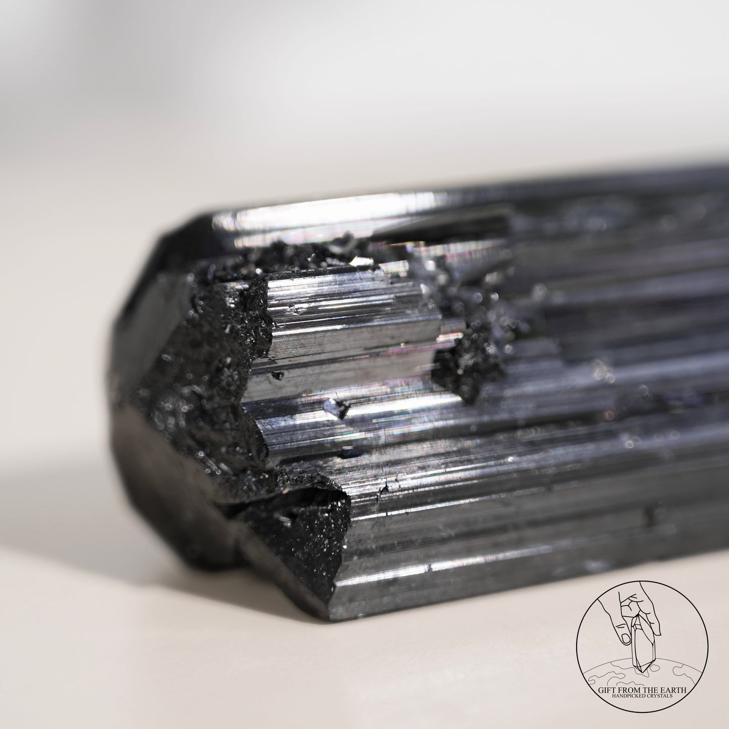 Mozambique lustrous black tourmaline 