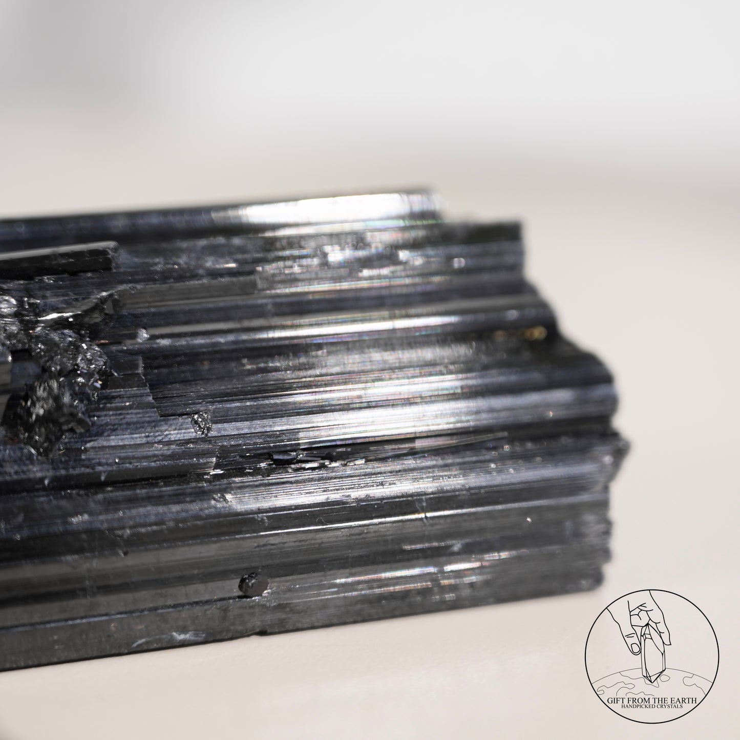 Mozambique lustrous black tourmaline 