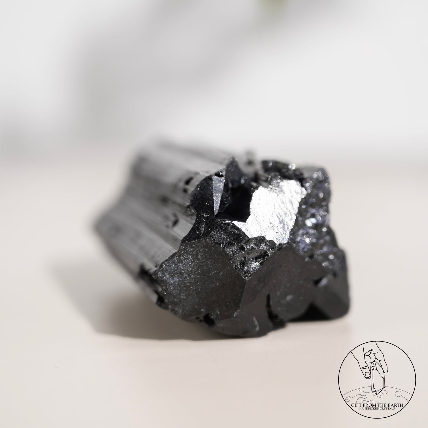 Mozambique lustrous black tourmaline 