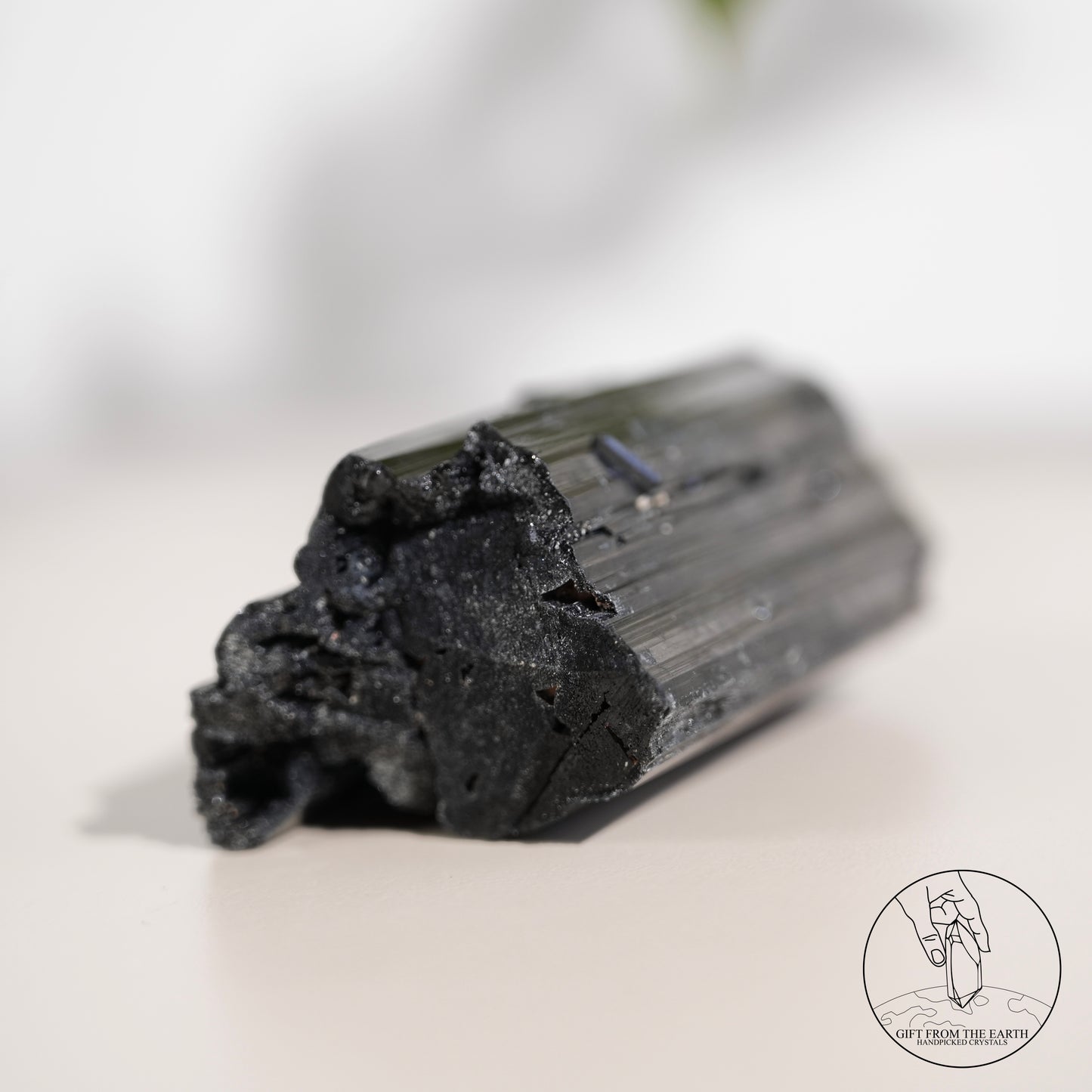 Mozambique lustrous black tourmaline 