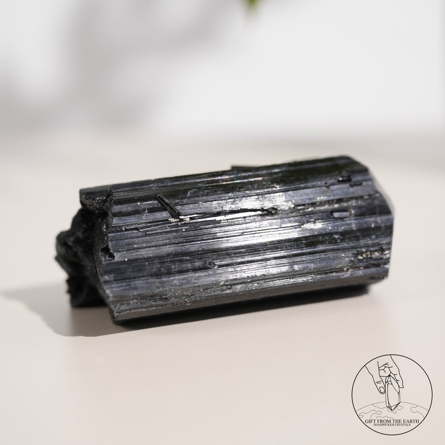 Mozambique lustrous black tourmaline 