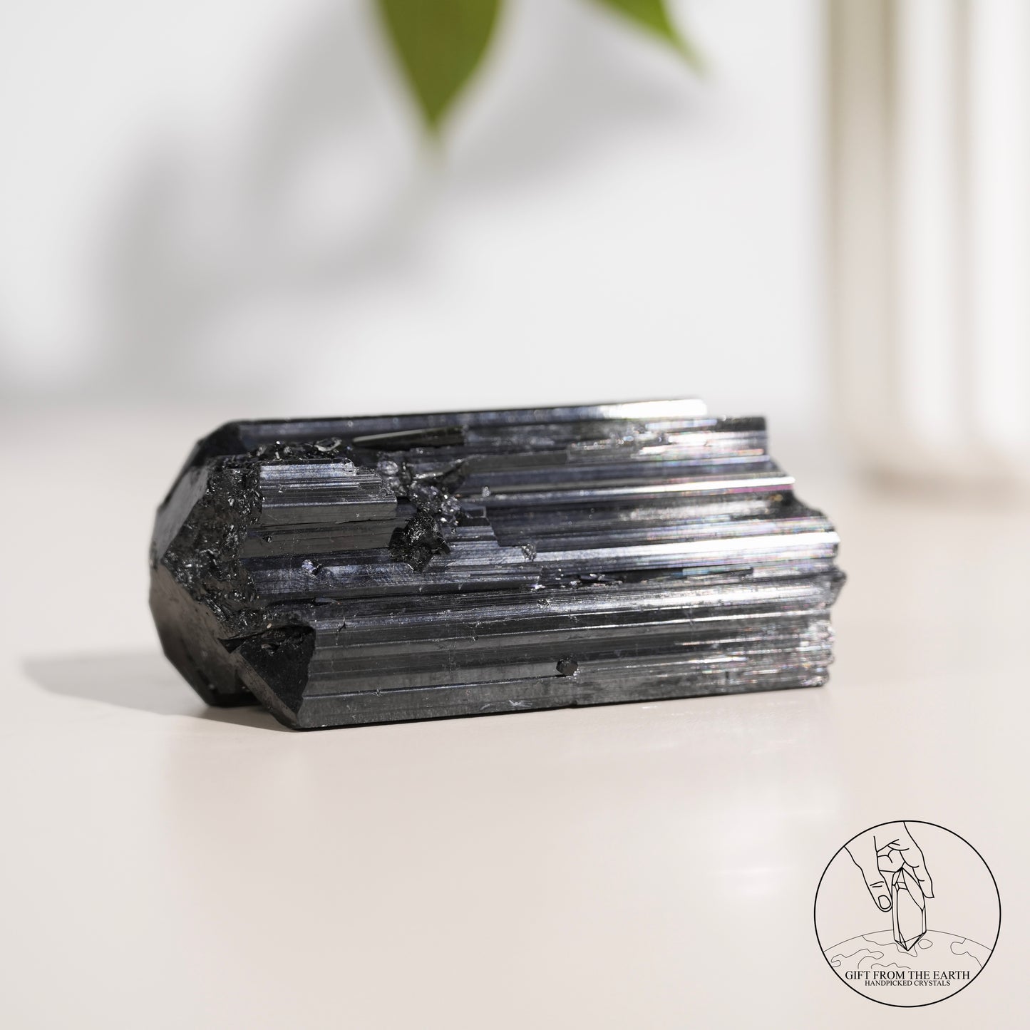 Mozambique lustrous black tourmaline 
