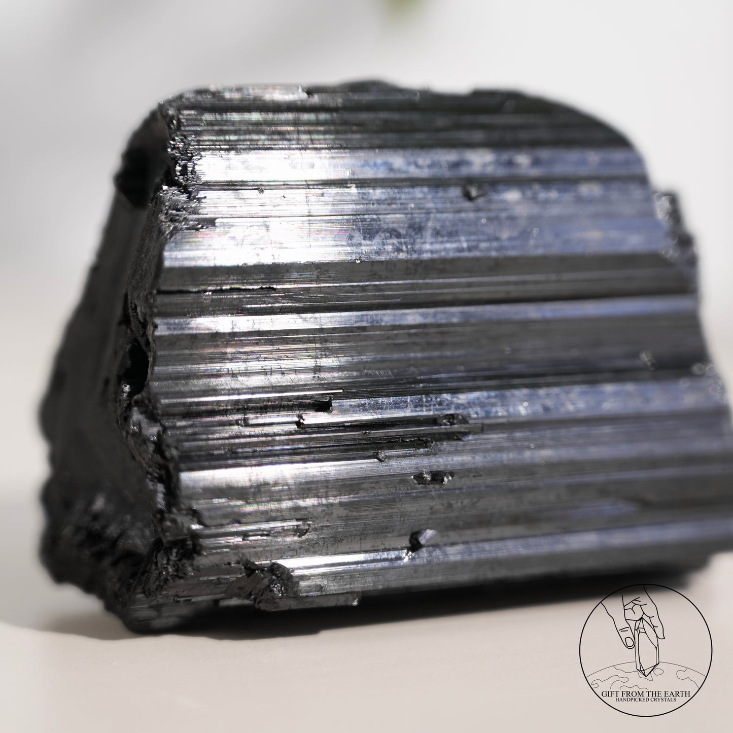 Mozambique lustrous black tourmaline 