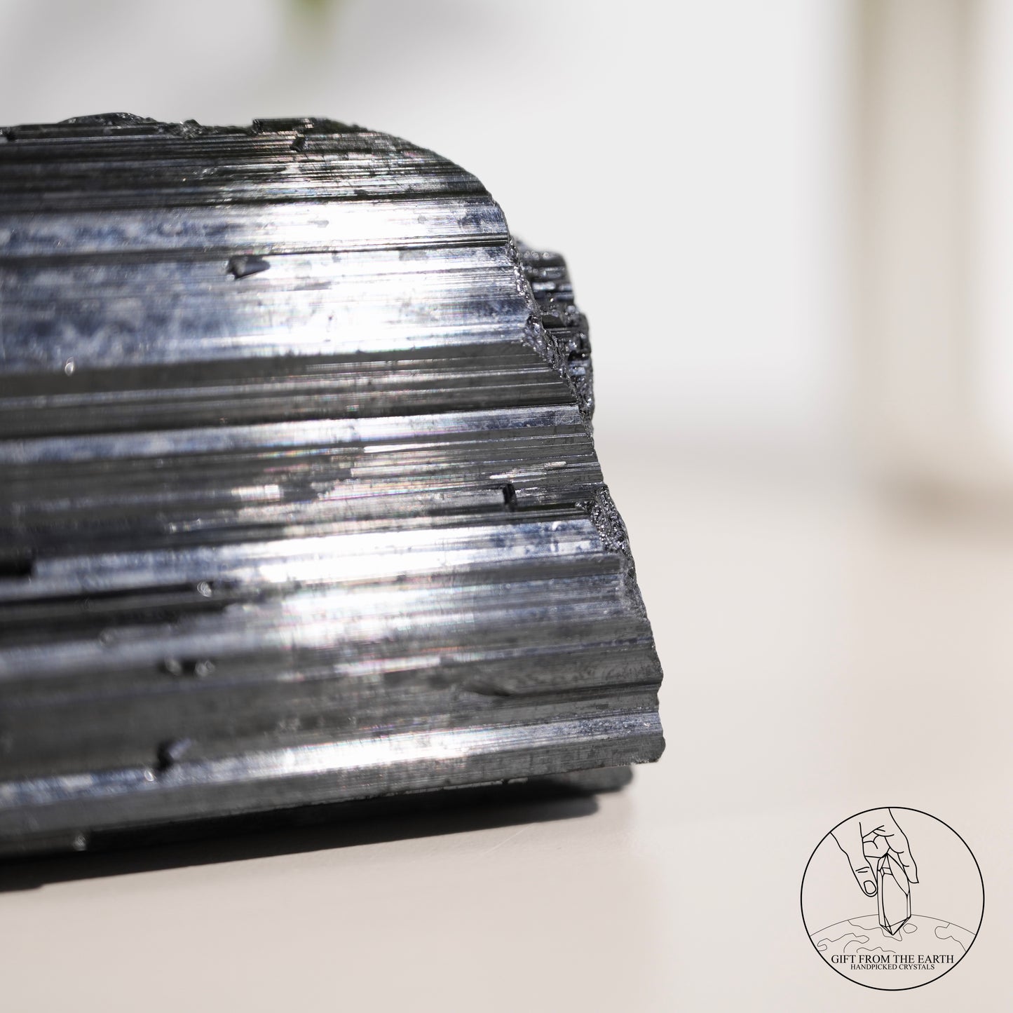 Mozambique lustrous black tourmaline 